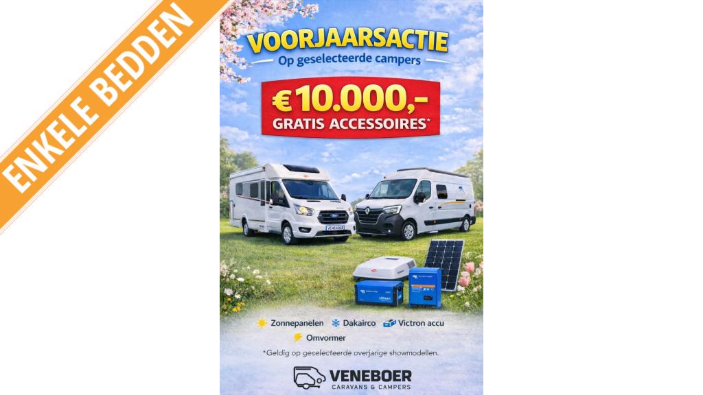 Bürstner Delfin C 621, Caravans en Kamperen, Campers, Ringverwarming, Tot en met 2, Bedrijf, Overige merken