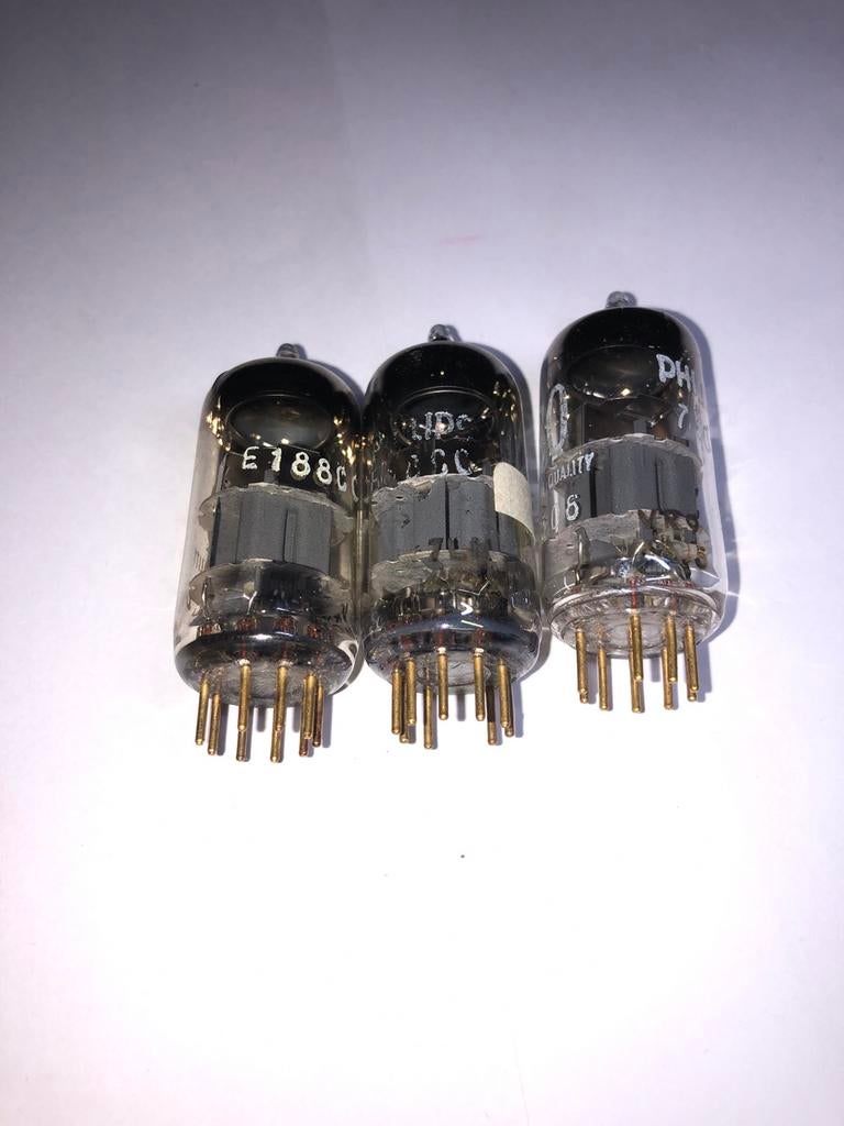 Philips Heerlen Holland jaren 60 buizen E188CC E88CC, Audio, Tv en Foto, Radio's, Ophalen of Verzenden, Gebruikt
