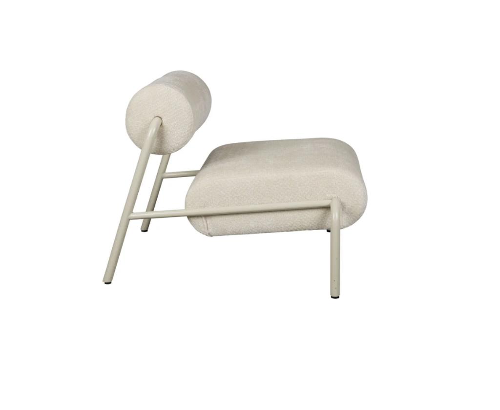 Zuiver Lekima Loungestoel Off-White - Beige | Van €699, nu, Minder dan 50 cm, Nieuw, Ophalen of Verzenden, Zuiver
