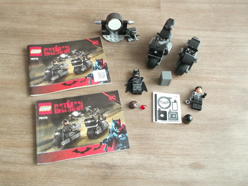 lego super heroes 76179 batman & selina kyle motorcycle purs, Ophalen of Verzenden, Gebruikt, Complete set, Lego