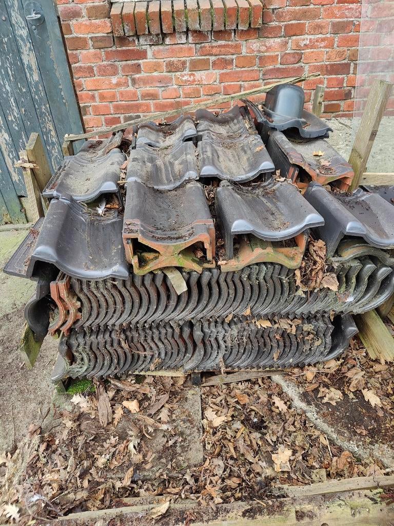 Koramic Narvik dakpannen, Ophalen, Overige materialen, Zwart, Zo goed als nieuw