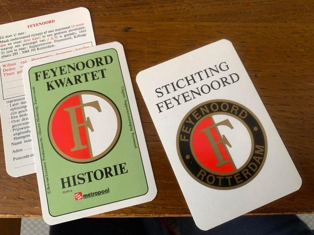 Feyenoord kwartet, Ophalen of Verzenden, Gebruikt, Feyenoord, Overige typen