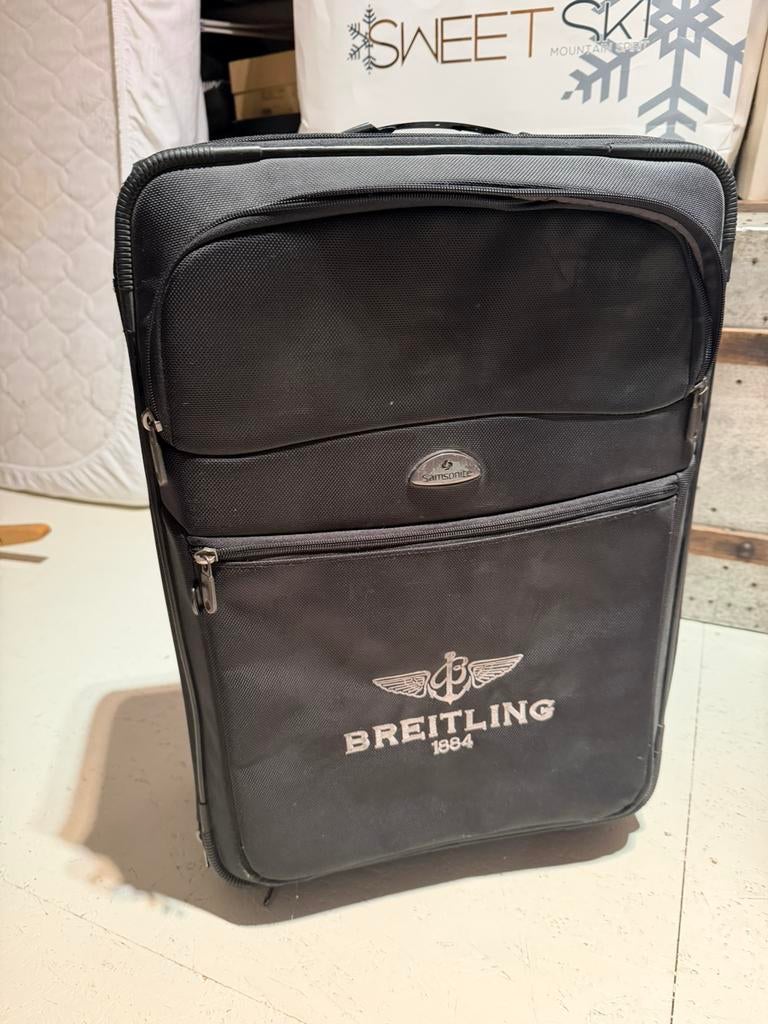 Breitling Samosonite rolkoffer, Sieraden, Tassen en Uiterlijk, Koffers, Hard kunststof, Ophalen of Verzenden, Zo goed als nieuw