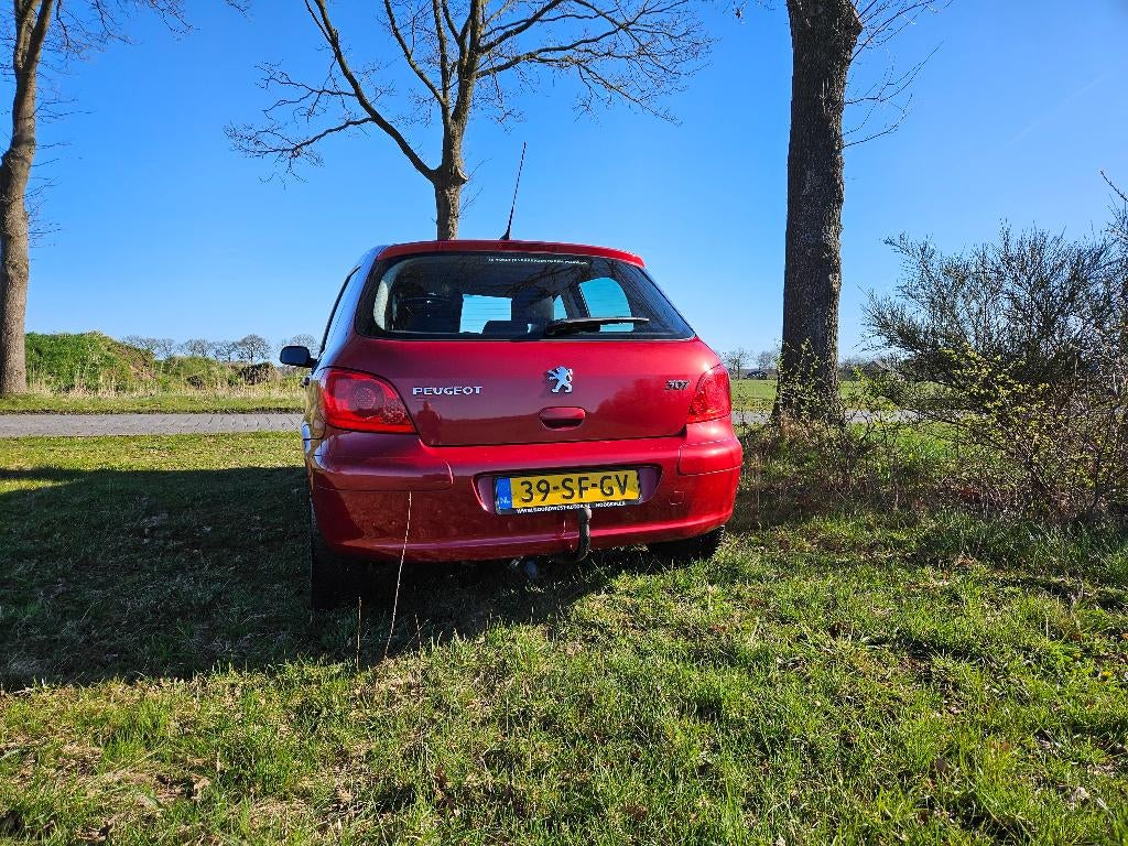 Peugeot 307 1.6 16V 5DR 2005 Rood, Voorwielaandrijving, Zwart, 4 cilinders, 635 kg