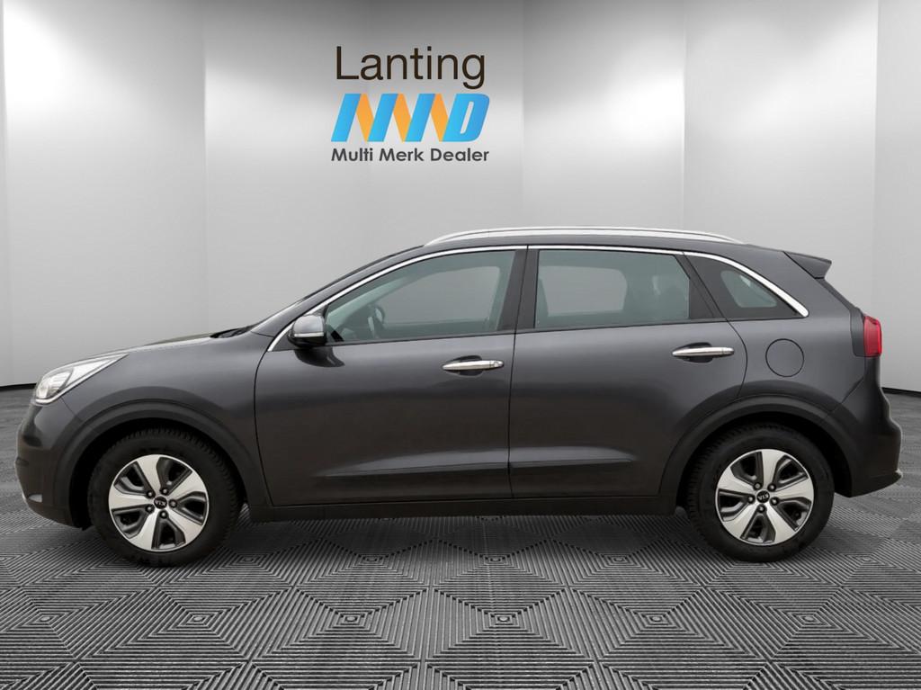 Kia Niro 1.6 GDi Hybrid DynamicLine, Stof, Gebruikt, Met garantie (alle), Origineel Nederlands