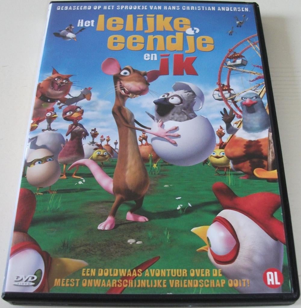 Dvd *** LELIJKE EENDJE EN IK *** Hans Christian Andersen, Europees, Tekenfilm, Alle leeftijden, Ophalen of Verzenden