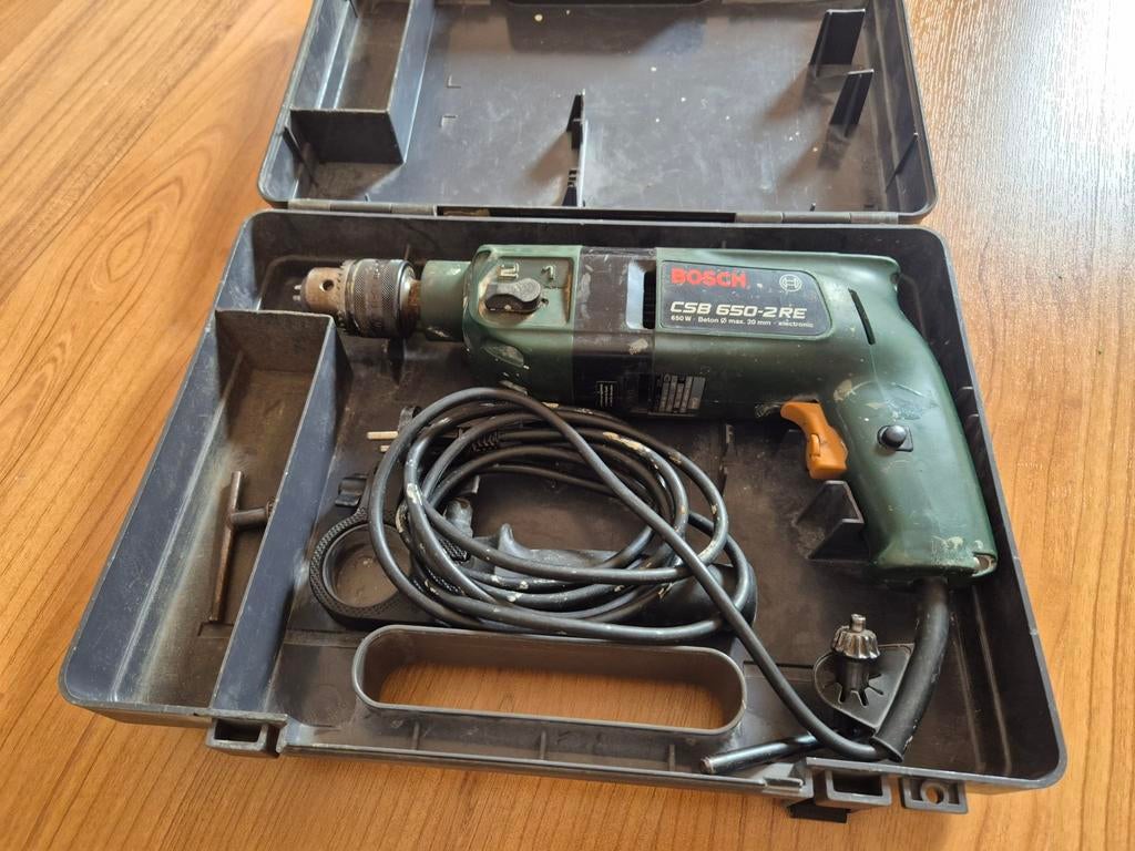 Bosch klop-boormachine CSB 650-2 RE, Doe-het-zelf en Verbouw, Gereedschap | Boormachines, Ophalen of Verzenden