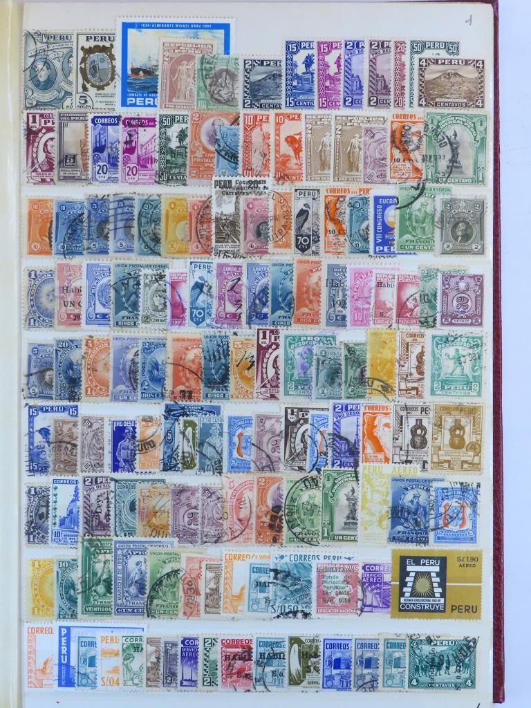 LATIJNS AMERIKA - STAMPVOL boek - vooral OUD - (J.33) - 1/2, Ophalen of Verzenden, Buitenland