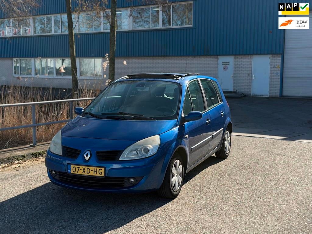 Renault Scénic 1.6-16V Business Line!2007!Clima!, Auto's, Gebruikt, 1295 kg, 4 cilinders, Blauw