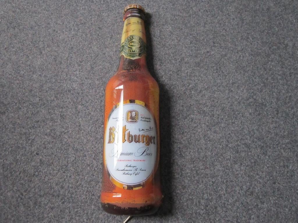 BITBURGER BIER LICHTRECLAME, Verzamelen, Ophalen, Gebruikt, Overige typen, Overige merken
