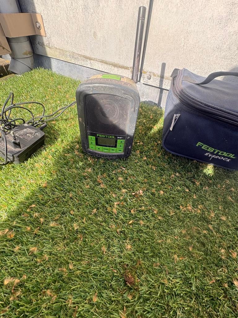 Festool radio DAB gebruikt, Ophalen of Verzenden, Gebruikt, Bouwradio