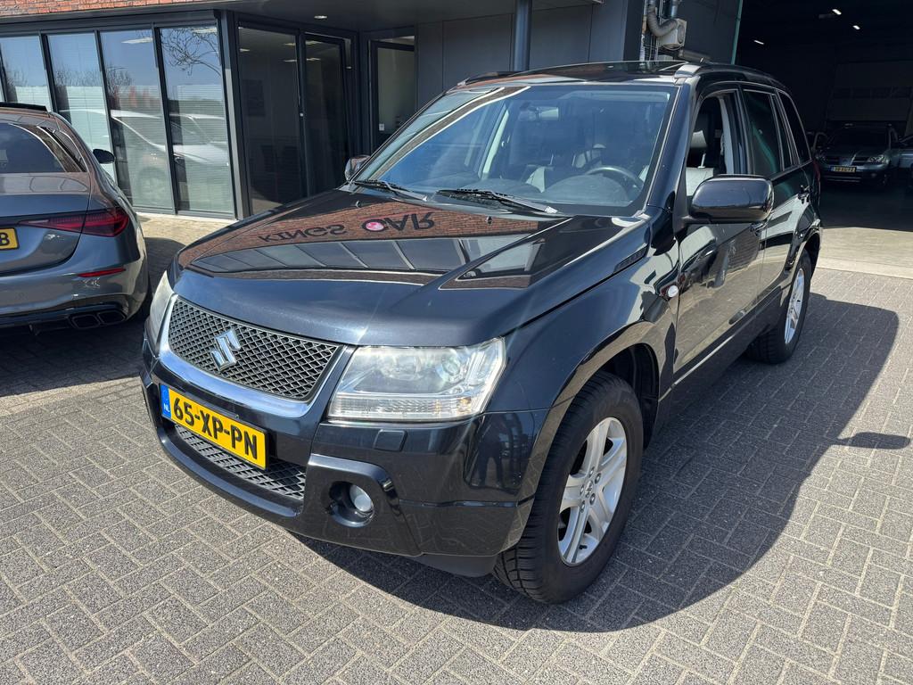 Suzuki Grand Vitara 2.0 High Ex AUTOMAAT 4X4 LEDER TREKHAAK, Automaat, 4 cilinders, Grand Vitara, Zwart