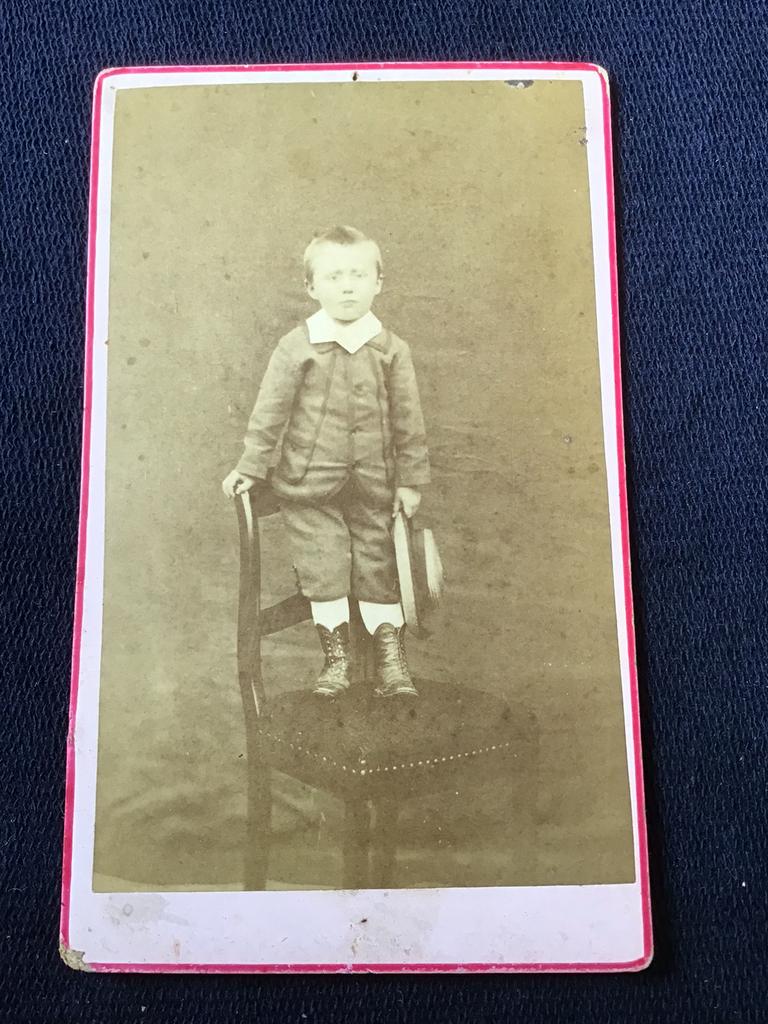 CDV, Jongen, E.A. BLITZ ET FILS, UTRECHT, Carte de Visite, Gebruikt, Foto, Ophalen of Verzenden, Voor 1940