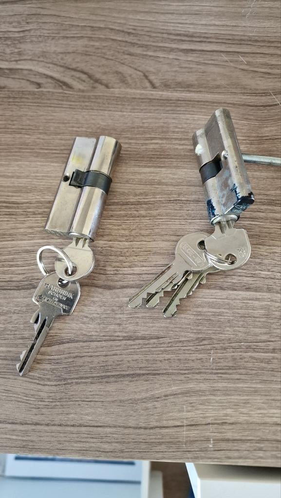 Cilinderslot, Ophalen of Verzenden, Rvs, Slot