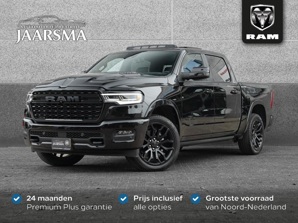 Dodge Ram 1500 3.0L SST H.O. 549PK Limited Night CrewCab 4x4, Automaat, Zwart, 2993 cc, Zwart