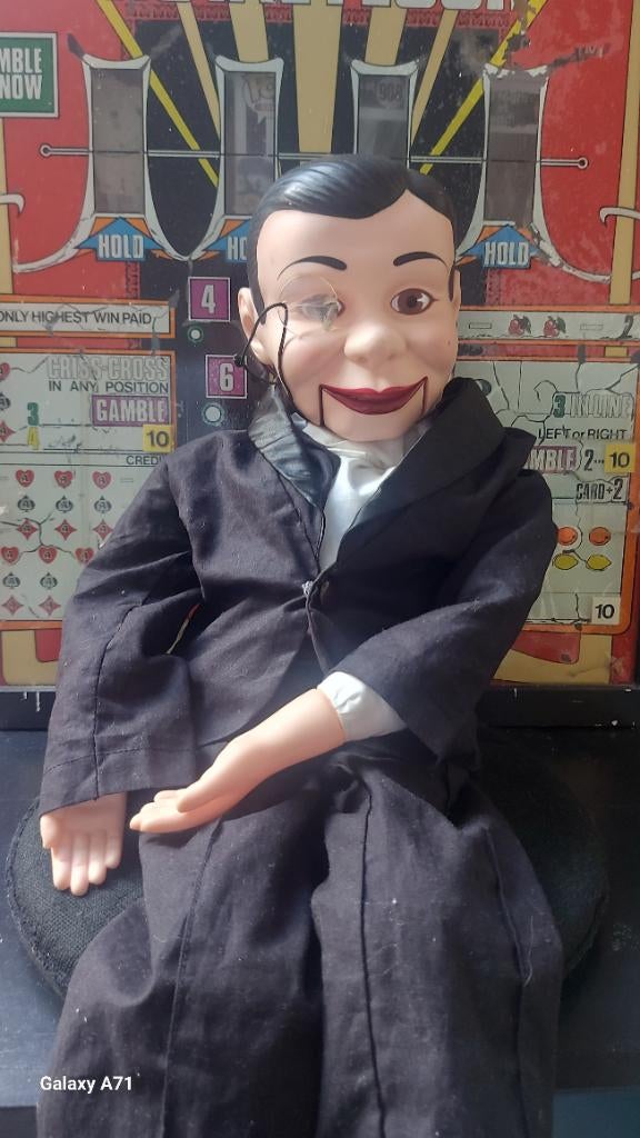 Oude buikspreekpop, Ophalen of Verzenden, Gebruikt, Overige typen