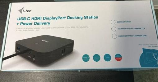 i-tec USB-C HDMI DP Docking Station NIEUW!, Nieuw, Ophalen of Verzenden, I-tec, Docking station