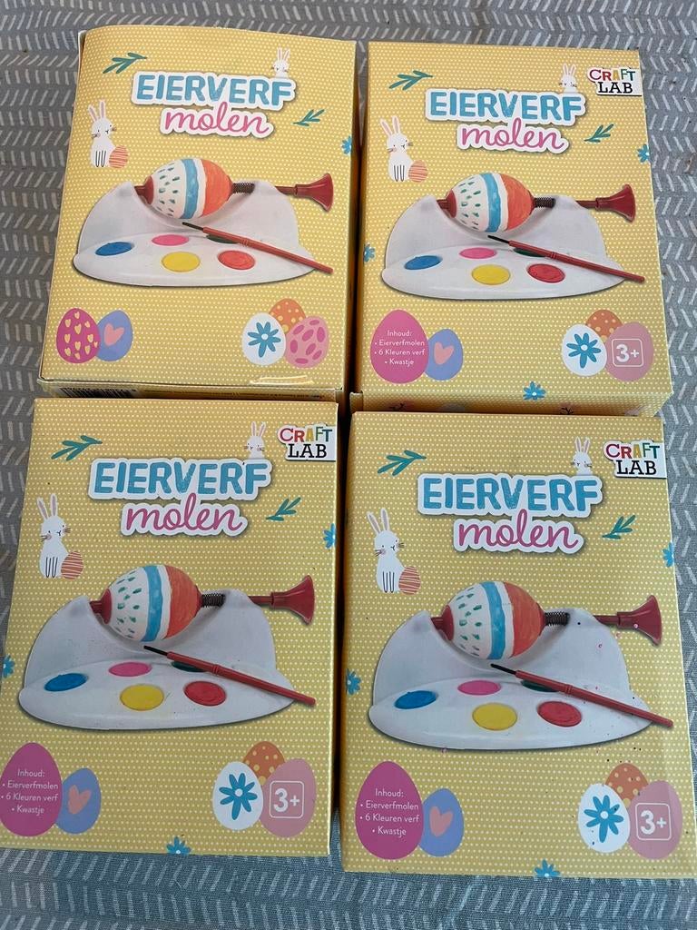 Eierverfmolen eieren verf, Ophalen of Verzenden