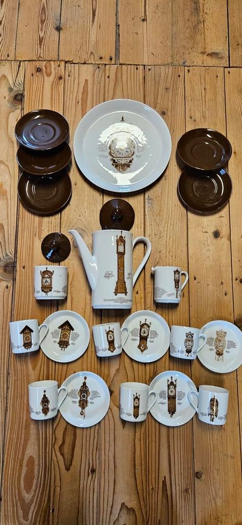 Nutroma klokkenservies, jaren 70, vintage servies, Ophalen of Verzenden
