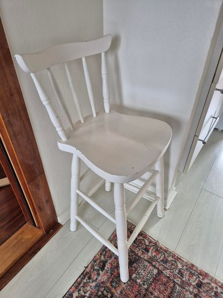 Gratis Barkruk/kinderstoel, Huis en Inrichting, Barkrukken, Ophalen, Gebruikt, 60 tot 90 cm