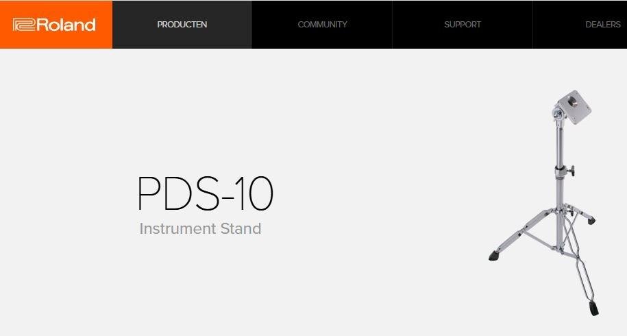 Roland PDS-10 instrumentstatief – nieuw / ongeopend, Ophalen, Nieuw, Muziekstandaard