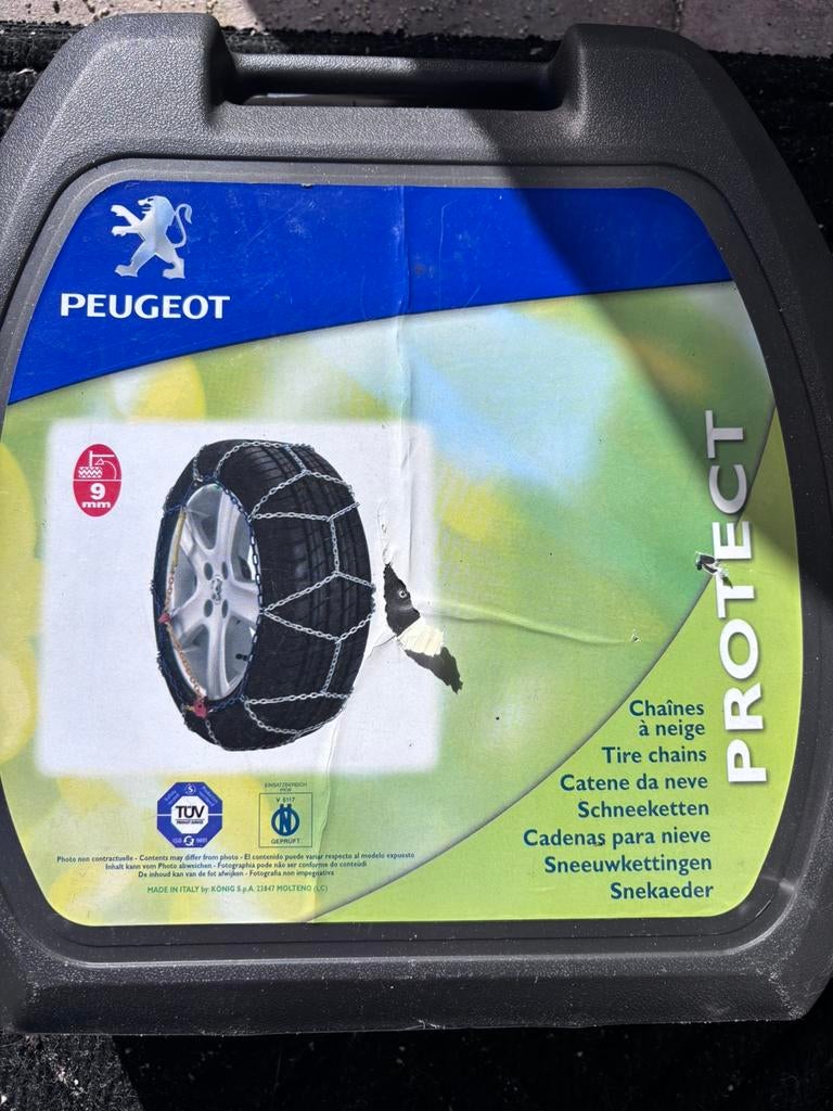 Sneeuwkettingen peugeot, Ophalen of Verzenden, Zo goed als nieuw
