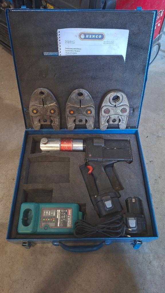 Henco / Uponor up75 accu perstang persapparaat, ,, Ophalen of Verzenden, Zo goed als nieuw, ,