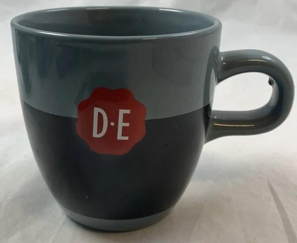 Douwe Egberts Set 6 Cappuccinokoppen Grijs Zwart Krijtlook, Coolsingel 104, 3011 AG Rotterdam, Netherlands, Verzenden, Keramiek