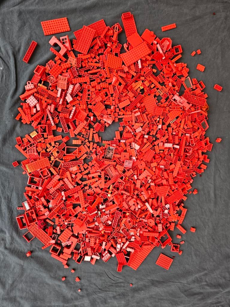 Lego kleur rood, Ophalen of Verzenden, Lego