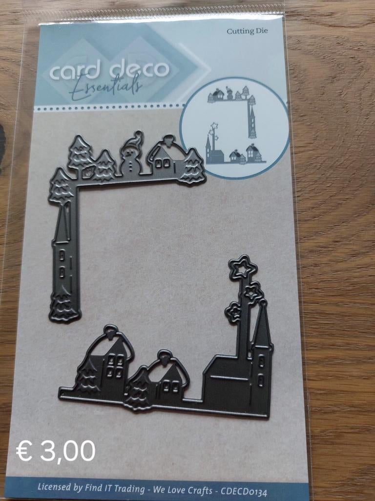 Snijmal kerstdorp, Ophalen of Verzenden, Nieuw, Overige thema's, Pons of Mal