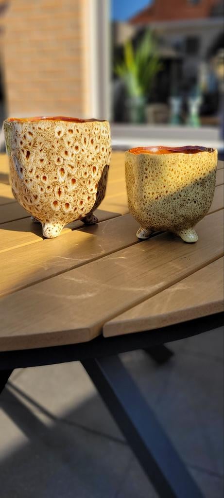 Bloempotjes, Tuin en Terras, Bloempotten, Rond, Binnen, Ophalen of Verzenden, Zo goed als nieuw