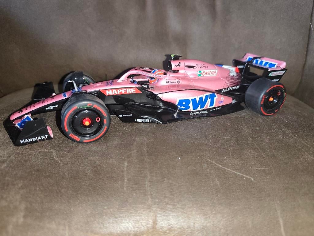 1:18 Alpine A522 #31 Esteban Ocon GP Saudi Arabië 2022, Ophalen of Verzenden