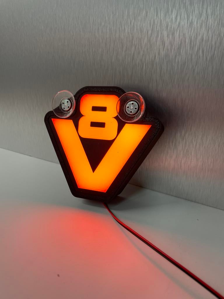 V8 old style lichtbakje, Verzenden, Nieuw, Scania