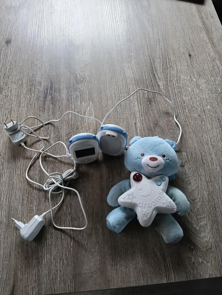 Chicco Babyfoon met Muziek & Beer, Kinderen en Baby's, Ophalen of Verzenden, Gebruikt, 250 meter of meer, Camera