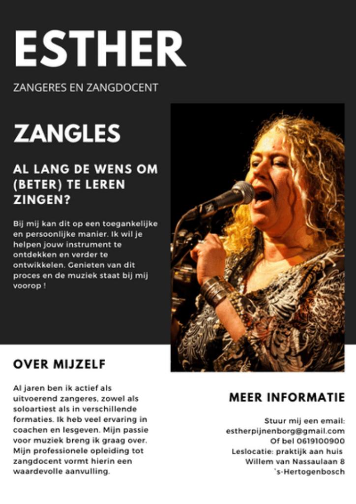 Zangles - zangcoach Den Bosch  proefles, Diensten en Vakmensen, Muziekles en Zangles, Zangles