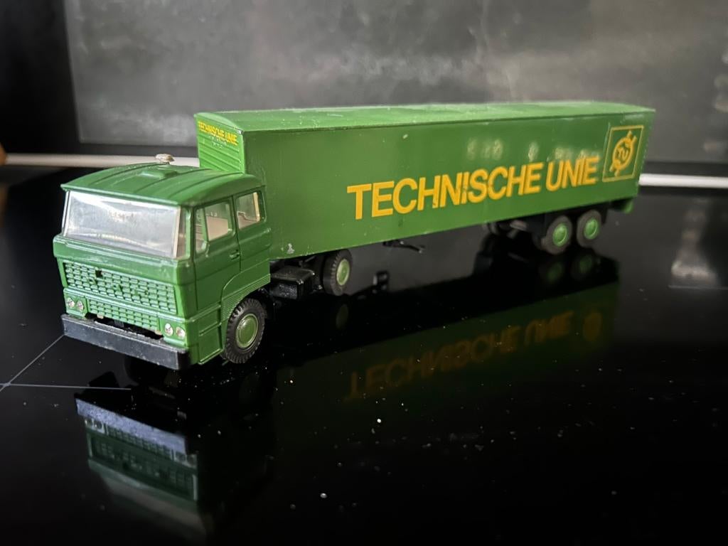 Lion Daf 2800 Technische Unie in doos, Ophalen of Verzenden, Zo goed als nieuw, Bus of Vrachtwagen, Lion Toys
