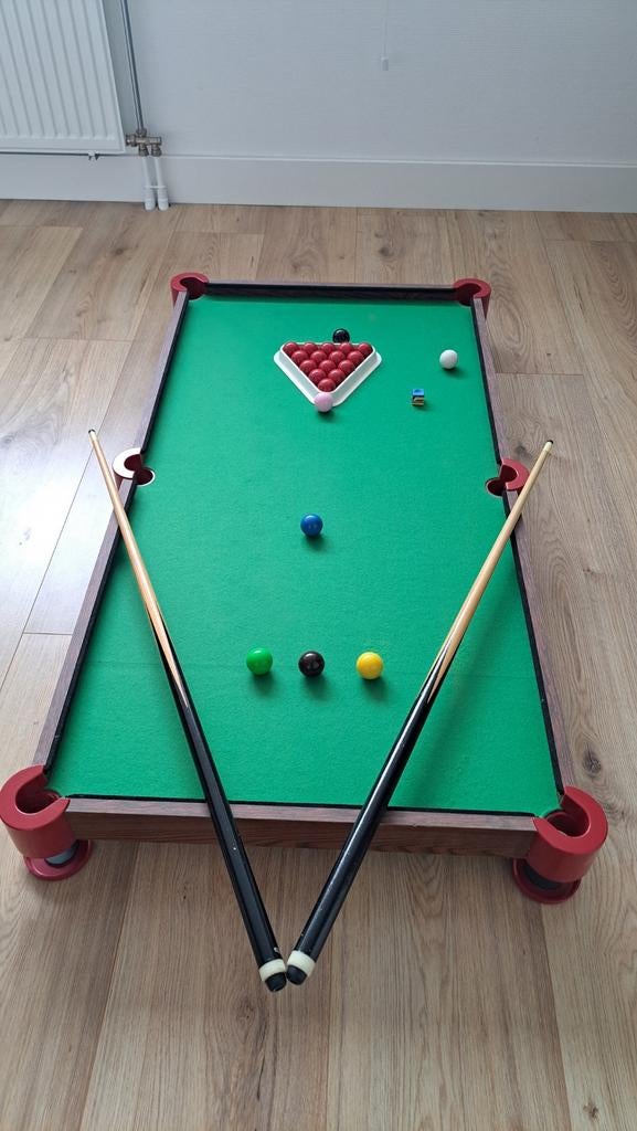 Snooker biljard mini 127x68 cm, Ophalen