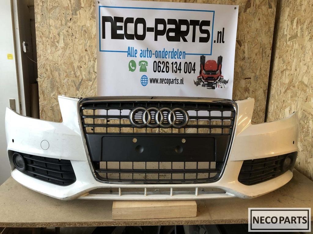 Audi A4 B8 8K bumper grill voorbumper compleet 2007-2012, Ophalen, Gebruikt, Voor, Audi