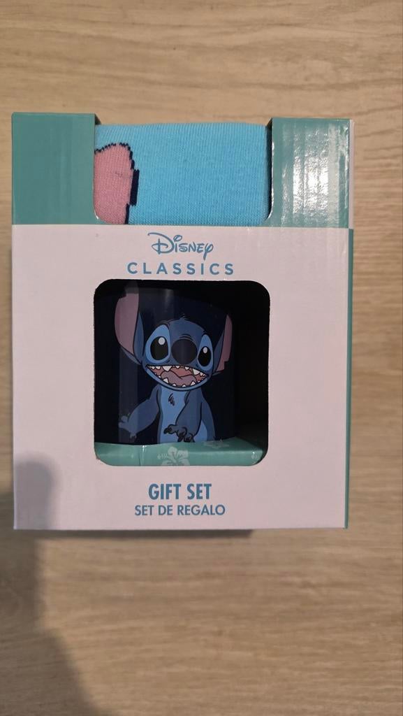 Lilo & Stitch Mok & Sokken Giftset - Nieuw, St. Soames & Cozens W6, Richard Cranes, Disney, Nieuw, Ophalen of Verzenden
