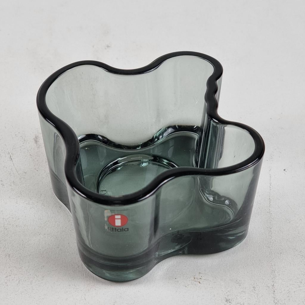 Iittala Alvar Aalto ‘Votive’ Waxinelichthouder in Grey, Ophalen, Overige materialen, Nieuw, Grijs