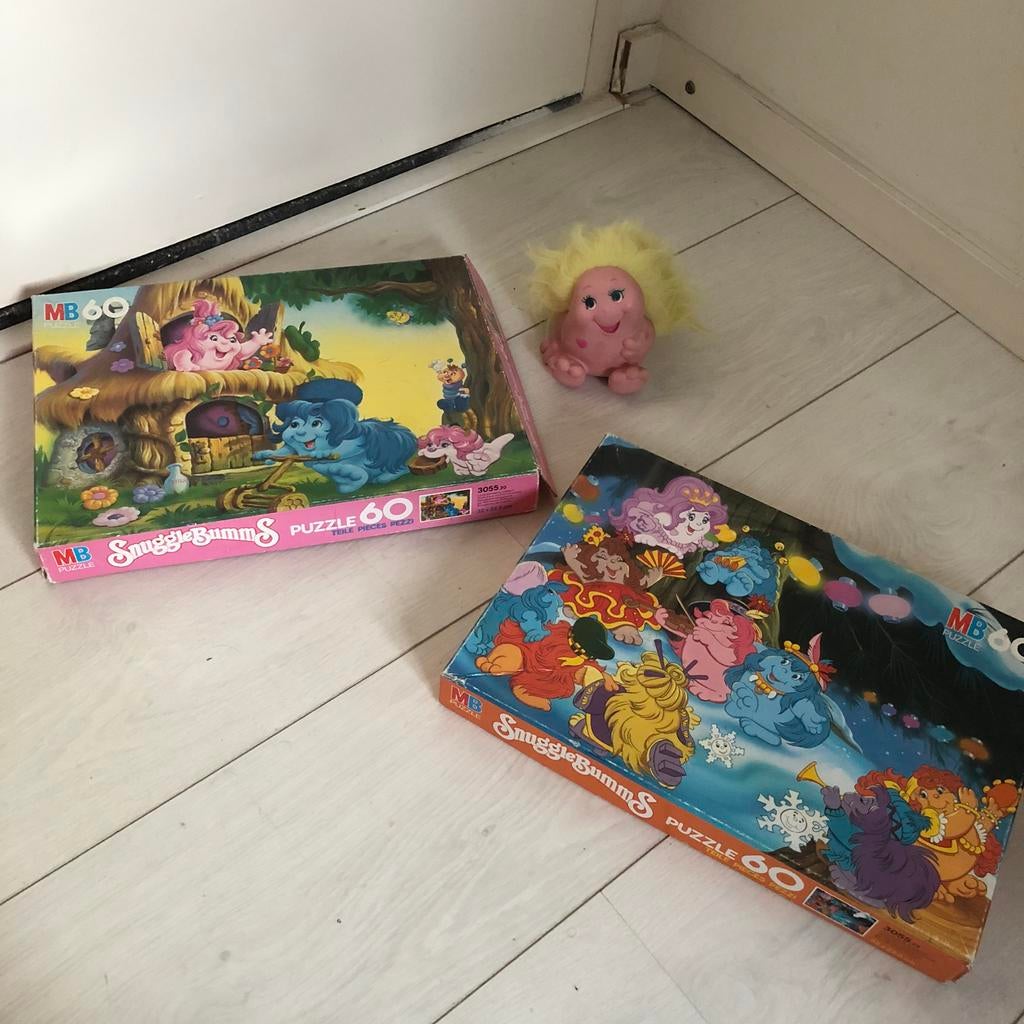 Troeliewoelies puzzles en poppetje jaren 80, Verzamelen, Ophalen of Verzenden, Zo goed als nieuw