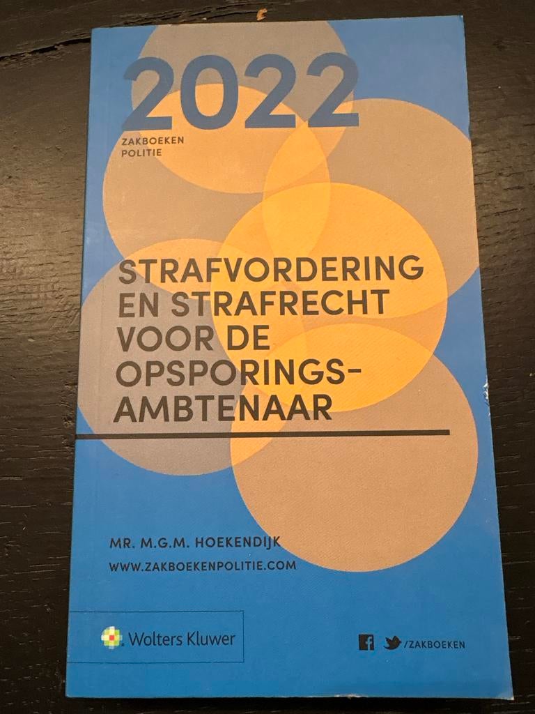 Strafvordering en Strafrecht 2022, Boeken, Ophalen of Verzenden, Zo goed als nieuw, Juridisch en Recht, Nederland