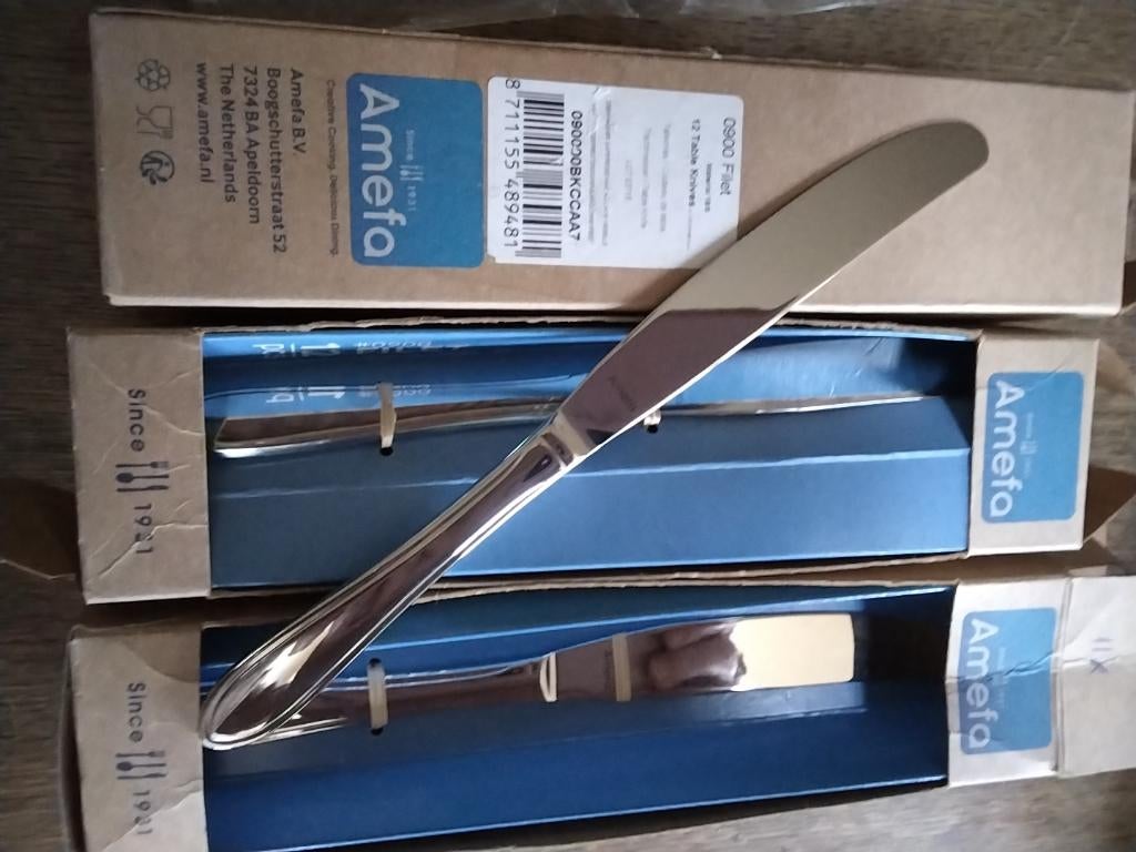 35 messen Amefa, horecakwaliteit, Nieuw, Huis en Inrichting, Keuken | Bestek, Nieuw, Rvs of Chroom, Ophalen of Verzenden