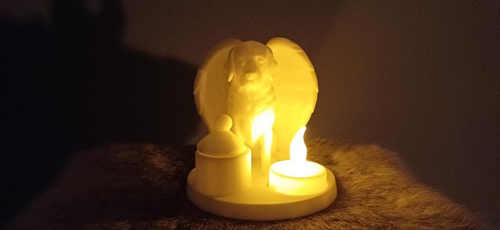 Herdenking golden retriever / herinnering hond / urn, Dieren en Toebehoren, Ophalen of Verzenden, Nieuw