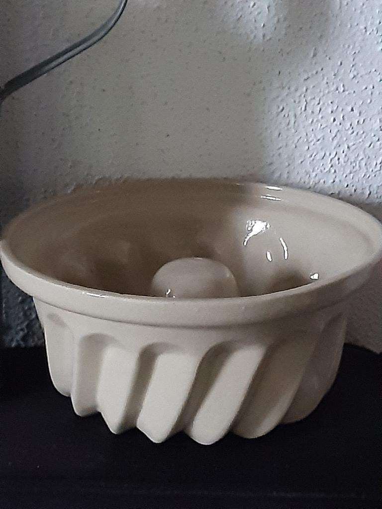 Landelijke pudding-,gres patevorm mal ,sober ,stoer brocante, Ophalen of Verzenden