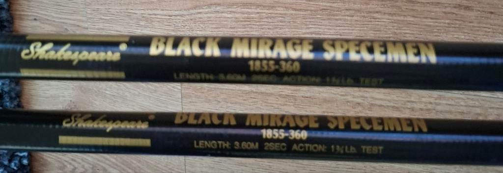 Shakespeare Black Mirage Specimen Hengel, Watersport en Boten, Hengelsport | Witvissen, Ophalen of Verzenden, Gebruikt, Werphengel