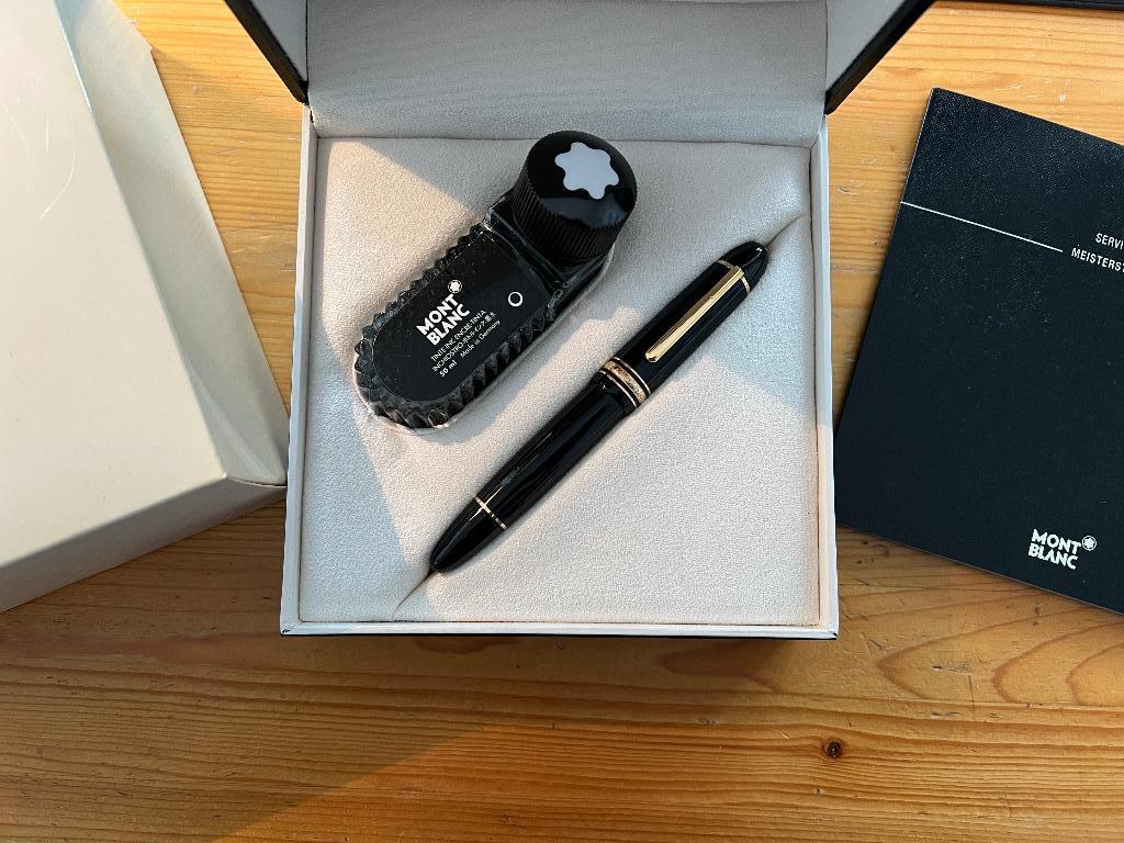 Mont Blanc Meisterstuck 149 Goldplated Vulpen NIEUW, Nieuw, Met doosje, Ophalen of Verzenden, Vulpen
