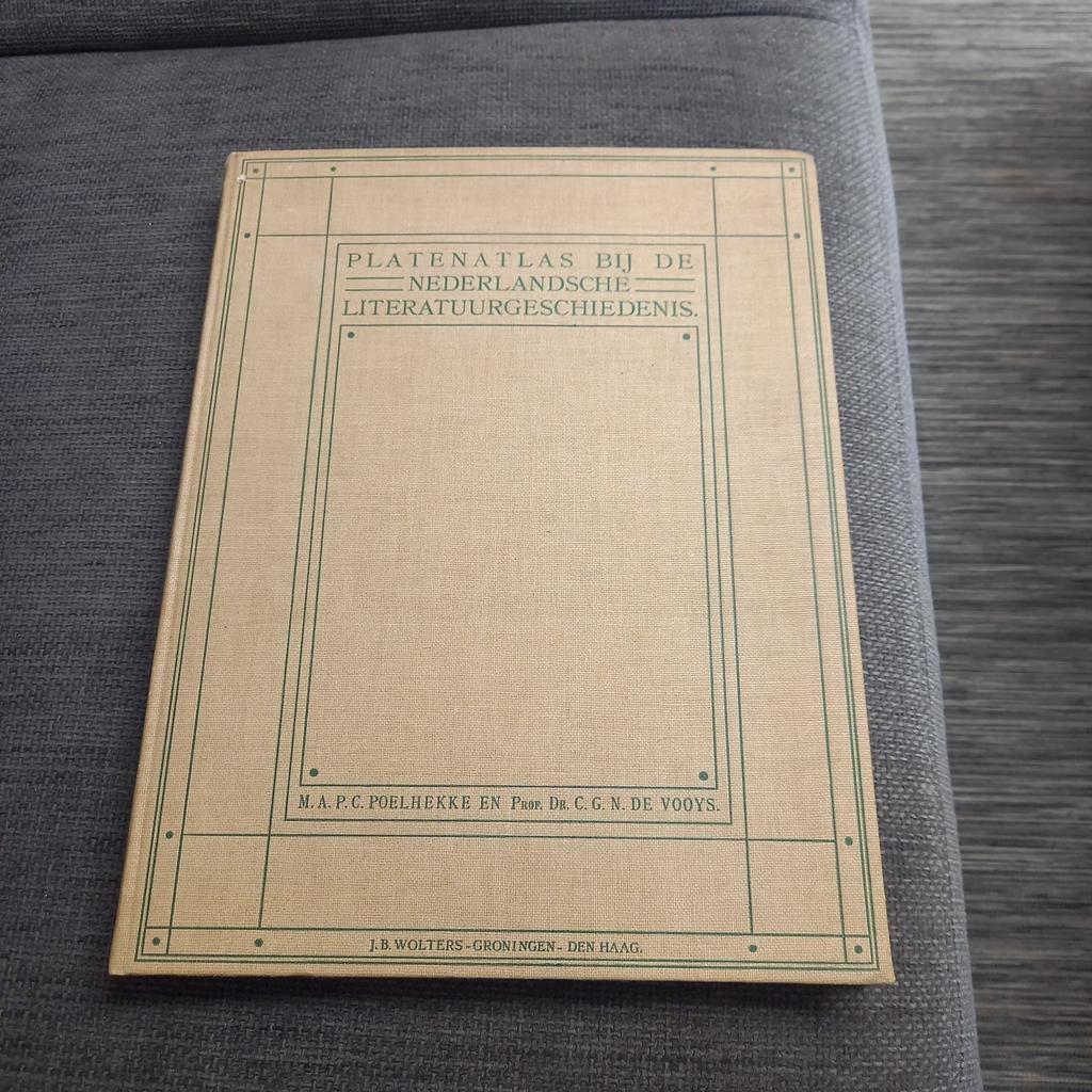 Platenatlas der Nederlandse literatuurgeschiedenis, Antiek en Kunst, Ophalen of Verzenden