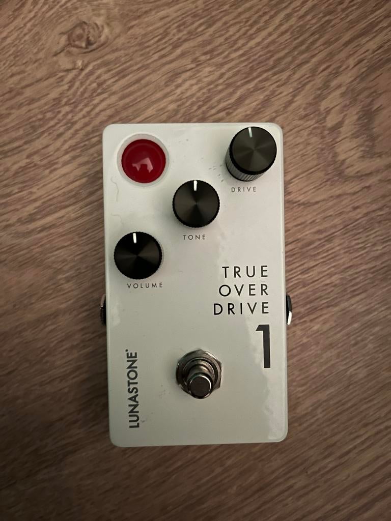 Lunastone True Overdrive 1 Pedaal, Ophalen of Verzenden, Zo goed als nieuw, Distortion, Overdrive of Fuzz