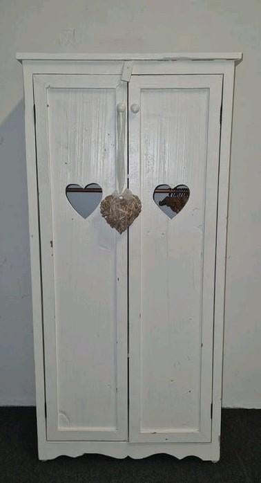 Grote Poppen kledingkast incl. hangers en kleding, Ophalen, Gebruikt